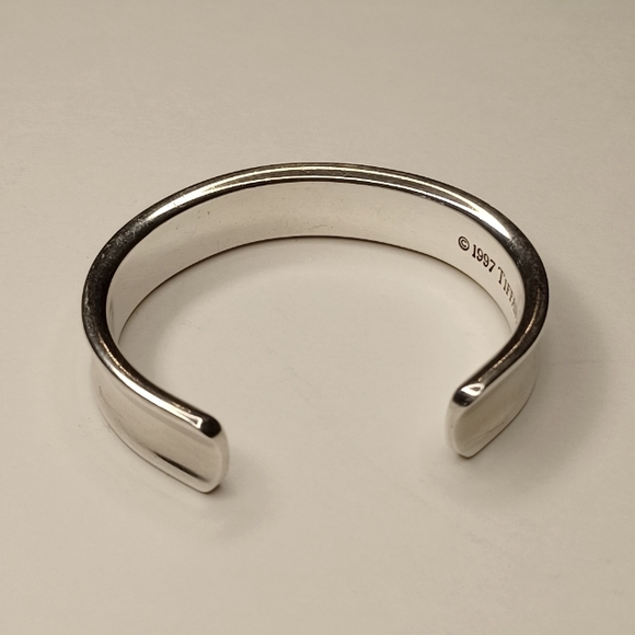 Tiffany & Co. 1837 Trademark Stamp Cuff Bracelet - Picture 4 of 7